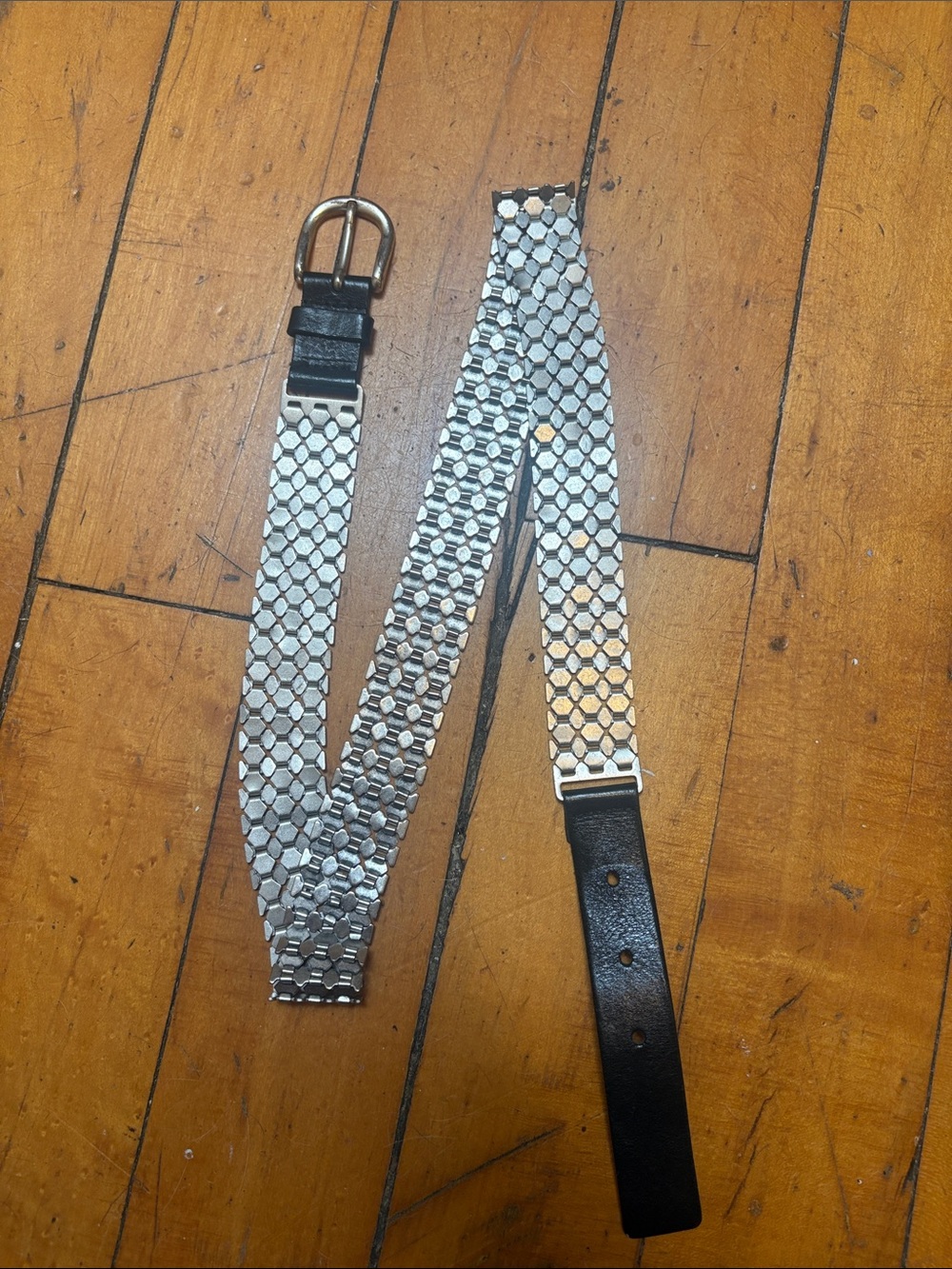 Isabel Marant H&M Metal Chain Leather Belt Small